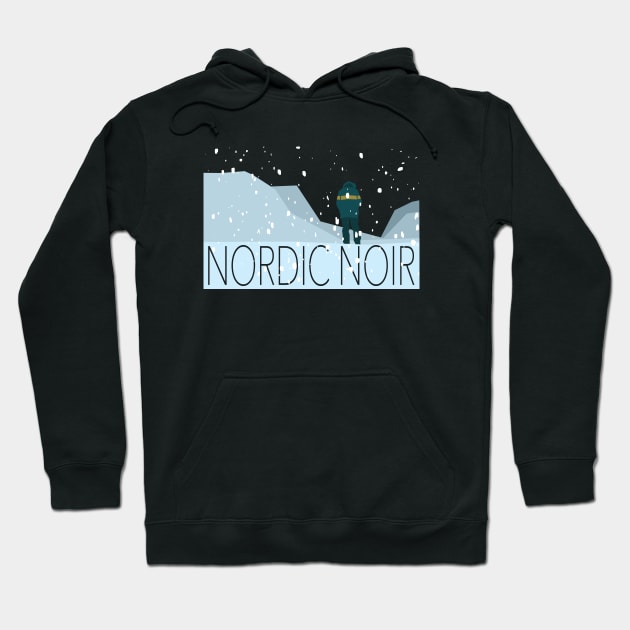 Nordic Noir Scandinavian Murder Mystery Hoodie by Huhnerdieb Apparel